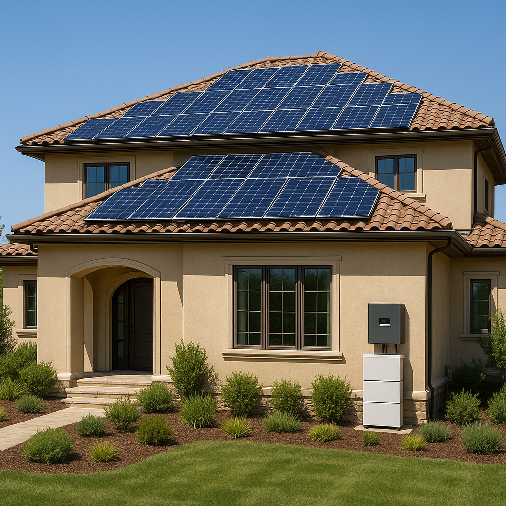 monofaze villa güneş enerji sistemi