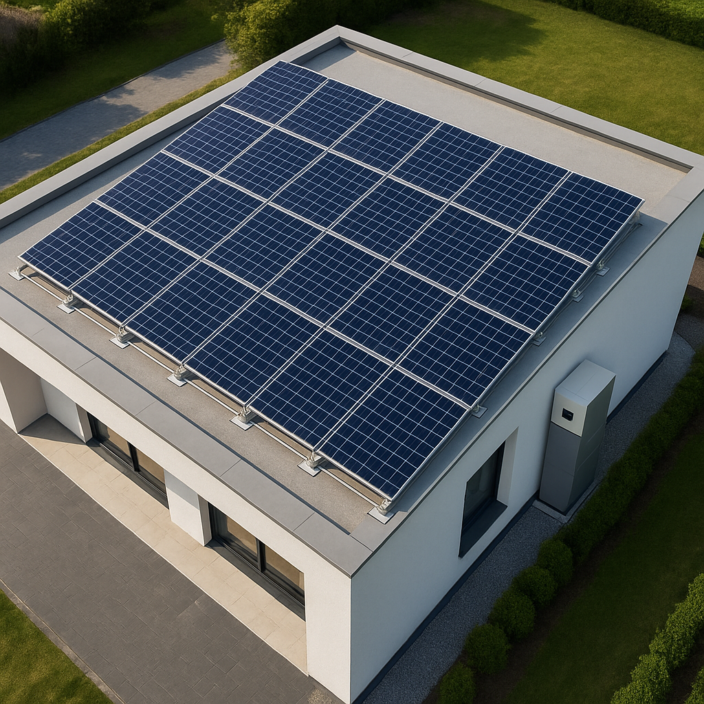 monofaze villa güneş enerji sistemi