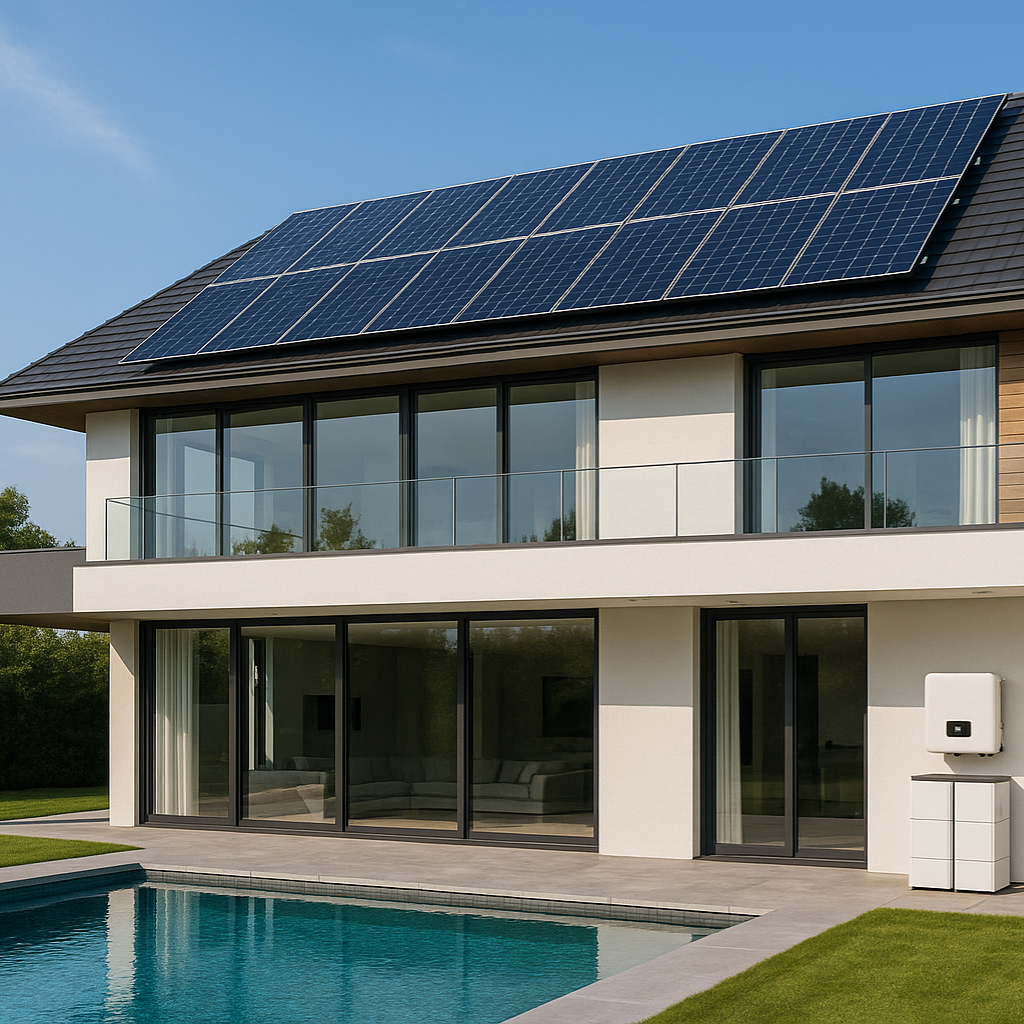 monofaze villa güneş enerji sistemi