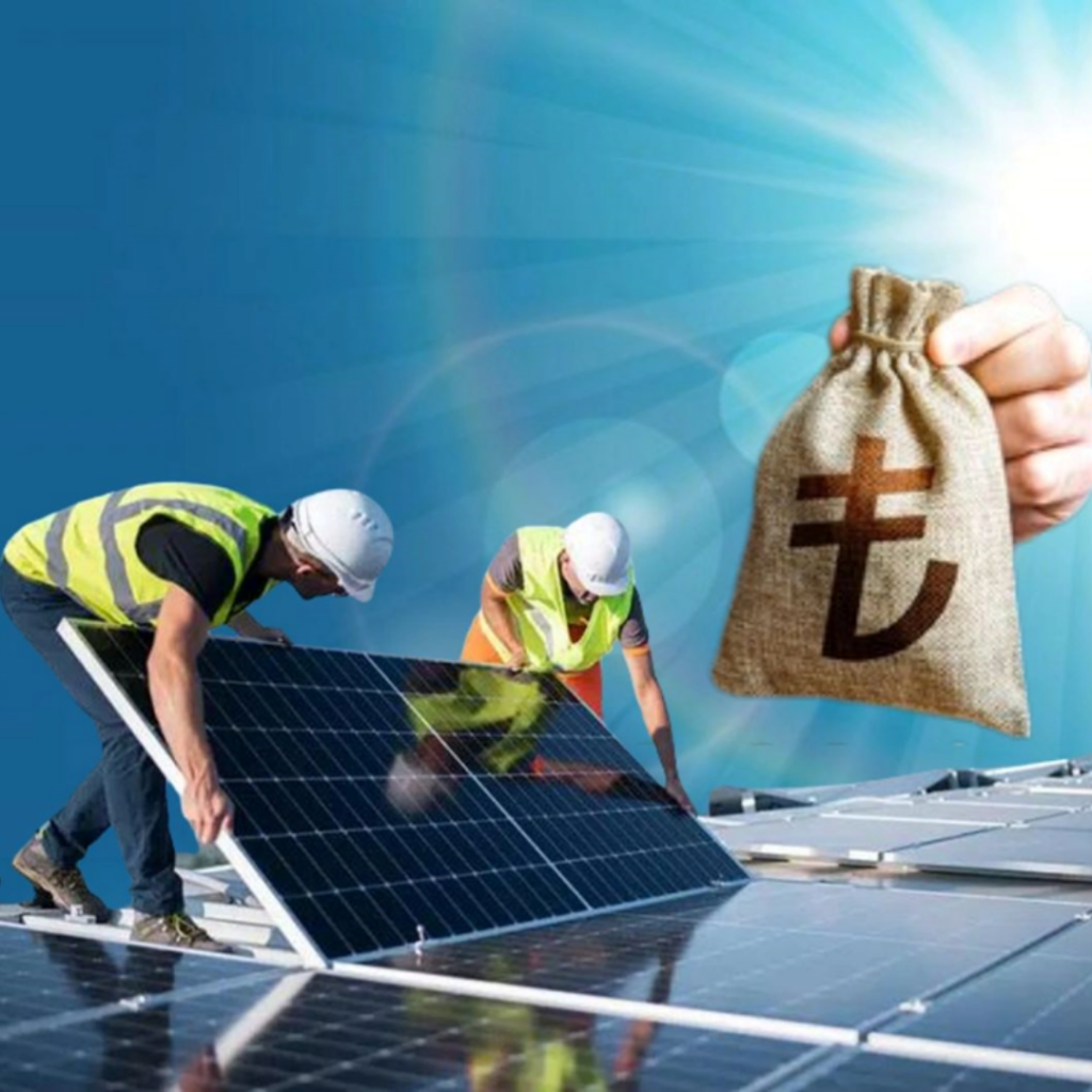 evler için on grid gunes enerjisi